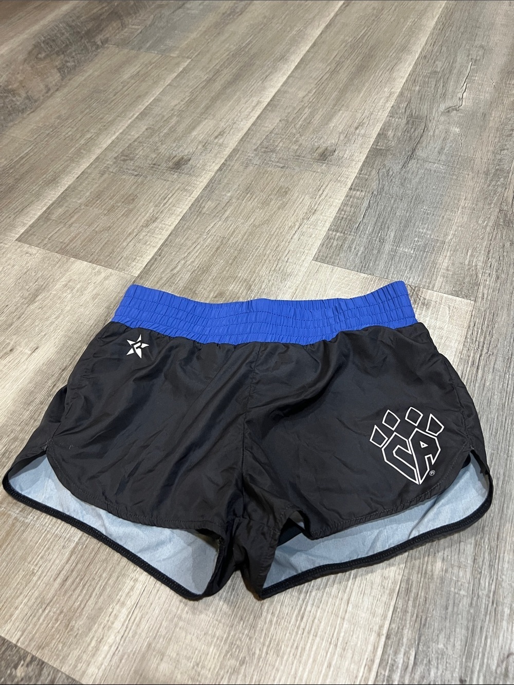 Rebel Athletic Cheer Athletics shorts with built in briefs size YL